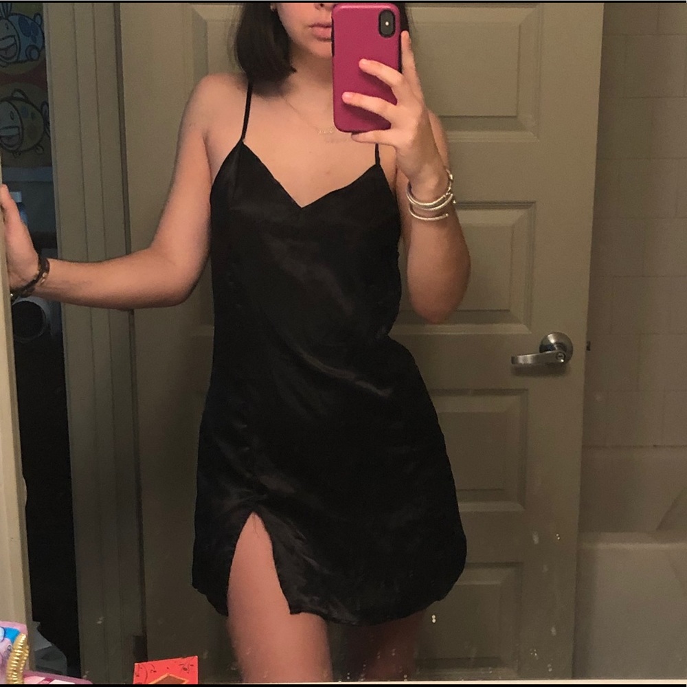 Satin slip dress